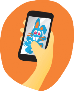 mobile bunny: surfing via iPad, iPhones and tablets